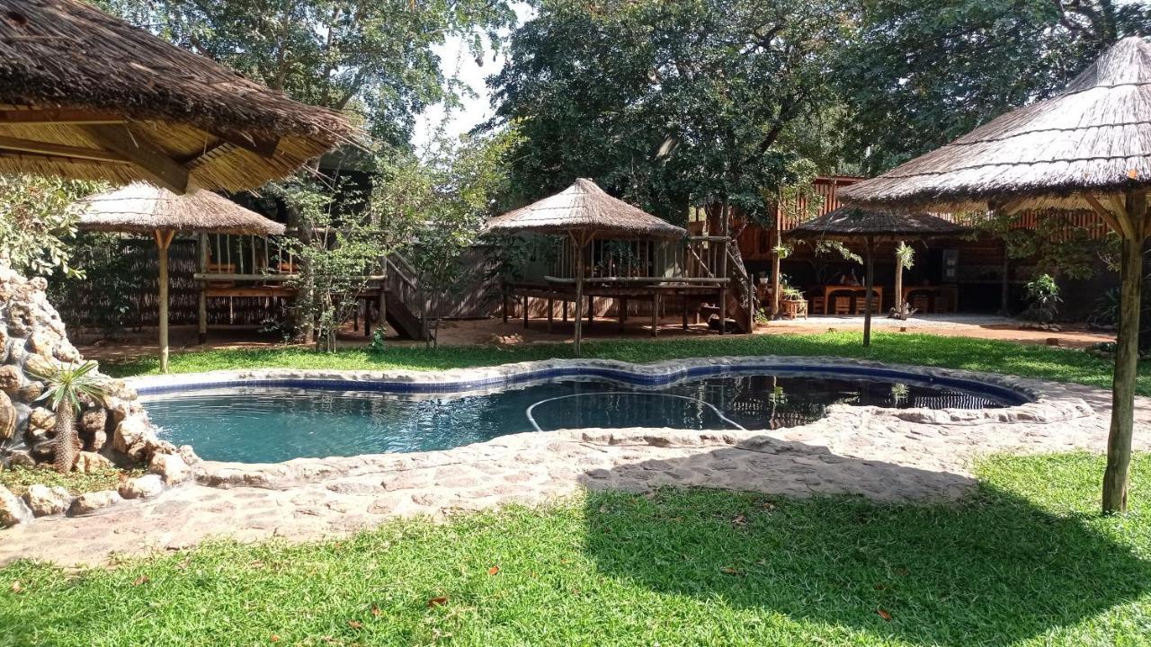 Elephant Trail Guesthouse And Backpackers Kasane Ngoại thất bức ảnh